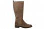 botte cuir velours taupe MKD
