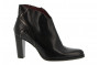 Bottines noires arrière croco muratti
