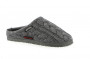 chausson ouvert laine grise gisswein