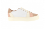 sneakers AGL cuir blanc nude