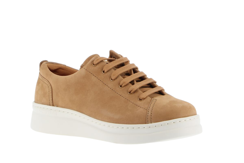 Sneakers Camper Femme - Cuir Argenté - Taille 38 - Occasion En Bon état