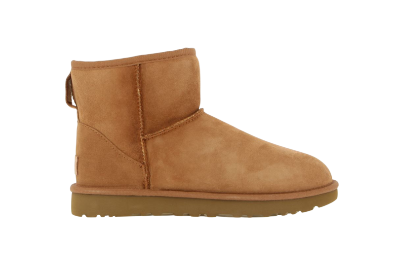 bottillon cuir camel fourré ugg
