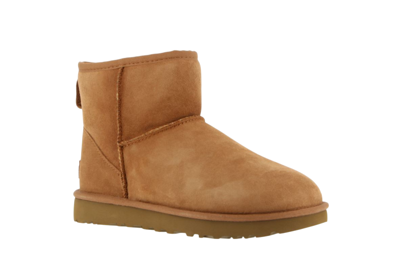 bottillon cuir camel fourré ugg